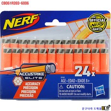 너프 아큐 스트라이크 24다트 리필 너프건 스나이퍼 C0163, 1개