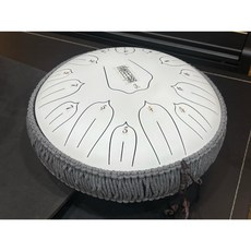 昕欣樂器 空靈鼓 沉浸式蓮花鼓 13吋15音 8音6寸 平行輸入, 1個, 13吋15音白色, 白色