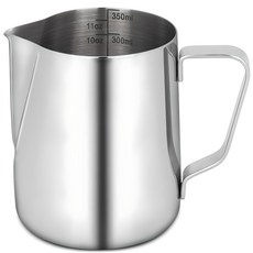 bella cuisine 不銹鋼牛奶蒸汽功能刻度型 350 毫升, 單一顏色, 1個