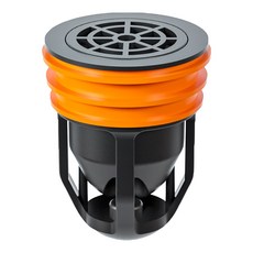 浴室排水孔防蟑螂防臭神器，磁浮控制自動開合，多尺寸通用，輕鬆安裝，告別異味，保持衛生, 黑澄