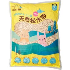 MiniFeet 小動物專用砂, 1個, 崩解型 松木砂(原味),超取限重2包(過重運費另計)
