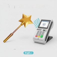 시엔케이/마법의 교통카드 스타봉 -지하철 버스 터치 결제용, 레드골드펄, 1개