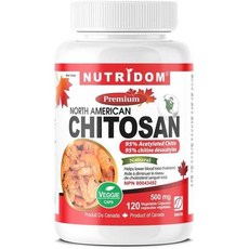 캐나다 뉴트리돔 NUTRIDOM Chitosan 키토산 500mg 캡슐, 4개, 120정