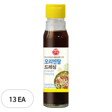 오뚜기 엑스트라버진 올리브유 오리엔탈 드레싱, 13개, 215g