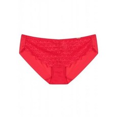 원더브라 여성 금장 포인트 올레이스 햄팬티_레드 309231