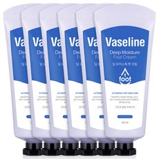 바세린 C2Y 딥 모이스춰 풋크림, 1개입, 6개, 60ml