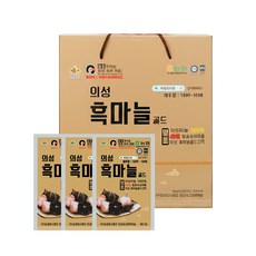 국산 100 % 의성 흑마늘 골드 진액 흑마늘즙 선물세트 특허받은 발효흑마늘, 1박스, 80ml