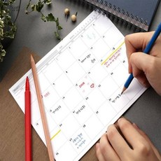 온빛마켓 월간플래너 스티키메모지 접착메모지