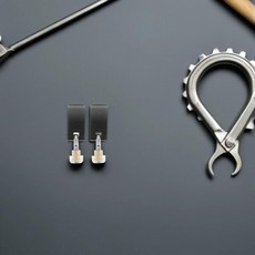 트레킹 폴 외부 잠금 나일론 클립 너트 나사 간편한 설치 하이킹 스틱 안정적인 고정 교체, 1개, 기본