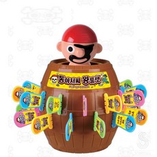 해적왕 이벤트 추억의 뽑기 보드 랜덤 술 게임 뽑기, 브라운, 1개