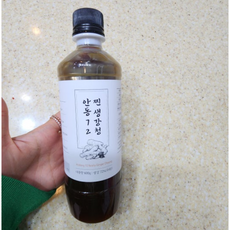 안동생강 찐이네 수제 국산 생강청 600그램/생강엑기스 생강즙 수제생강청 안동생강청 생강진저, 2개, 1개입, 600g