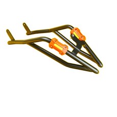 OD 보그 호환 SR125GT 튜닝 사이드 범퍼 프레임 가드 크래시 바, PC0131(리어범퍼+레드블록)