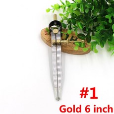 1pcs 조정 가능한 피치 게이지 가죽 간격 나침반 도구 그림 분배기 가죽 마킹 Scriber 나침반 DIY Leathercraft 도구, 1, NO.1, 1개