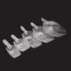 국산 얼음 안깨지는 PC 투명 플라스틱 팝콘 스쿠프, 150ml(1호), 1개