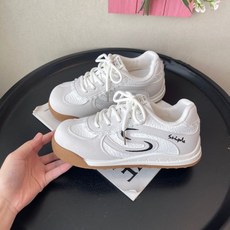 正品小白鞋新款2025秋季小清新芭蕾風蕾絲德訓板鞋小衆運動休閒鞋