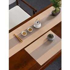 테이블러너 식탁천 덮개 장식장 홈카페 북유럽, 1개, 40x160cm 0.8m~1.2m 데스크탑에 적합, 베이지 테이블 러너  작은 티 세트