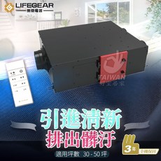 樂奇 隱藏式新風機 引進清新 排出髒污