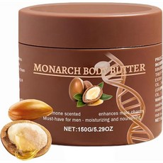 男士加冕皮膚身體黃油 男士古龍身體黃油 男士信息素身體黃油 溫暖的氣味 保濕增強迷人 Beurre Corporel B, 1個, 1