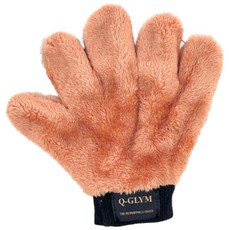 Q-GLYM 五指山洗車手套，不傷漆面，減少細紋，附贈滑鍊袋，洗車工具, 1個