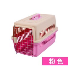 켄넬 바퀴포함 캐리어 고양이 케이지 강아지 애견 이동장 펫, D. 분홍색