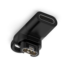 Garmin 母頭轉接頭 適用於Fenix 8 Pro 51mm MicroLED AMOLED 手錶Type-C充電, 黑色 (IOS 母頭), 1個