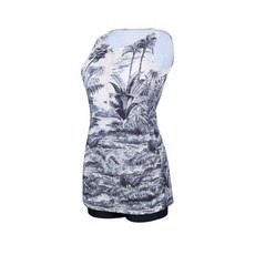 매장정품 renoma RENOMASWIM 여성 야자수 셔링 커버업 2.5부 아쿠아수영복 블랙 RN-LF2F553-BK 5017481392 1657181
