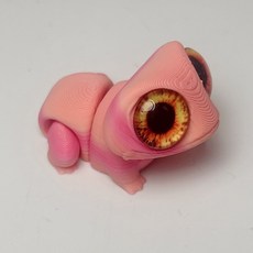 도마뱀 플라스틱 인형 장식, 핑크