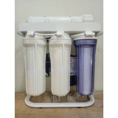 百淨淨水 家用10吋五道腳架式RO機 75加侖 含壓力桶, 無電腦盒