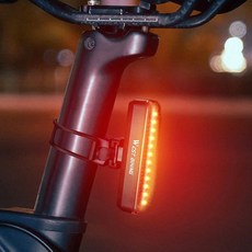 웨스트바이킹 자전거 가로세로 후미등 YPZ359, 블랙, 1개