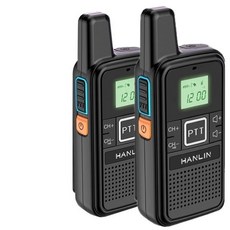 藍海小棧 HANLIN-TLK28S 迷你手持無線電對講機 無線通訊 輕巧便攜, 兩入