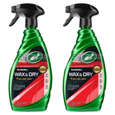 터틀왁스 원 스텝 왁스&드라이(T9)-769ml 2개 1세트 고속 코팅제 고광택 물, 769ml
