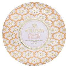 [Voluspa] 볼루스파 3심 장식용 틴캔들 - 이탈리안 벨리니 340g12oz, [Voluspa] 볼루스파 3심 장식용 틴캔들 - 이탈