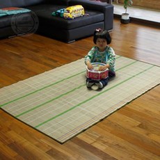 삼군몰 자수 야생초 돗자리 중