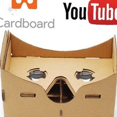 가상현실 체험 골판지 조립식 헤드셋 스마트폰 장착 입체 영상 감상 교육 게임, 1개, 상세페이지 참조