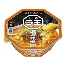 日本杯麵 日清食品 味噌 118g×12入 (拉麵 杯麵), 12個