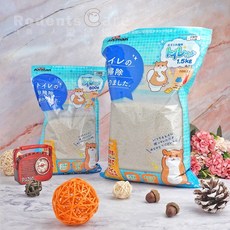 愛鼠協會［凝結超快］MiniAniman-小動物專用清潔細粒廁所砂 廁砂 鼠砂 尿砂 黃金鼠 倉鼠, 1個, MiniAniman【藍色小包600g】,小動物專用清潔細粒廁所砂