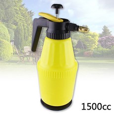 氣壓式噴壺-(SR-02)1.5公升 噴水壺 噴霧器 澆花器 消毒 灑藥 園藝用, 1個, 黃色