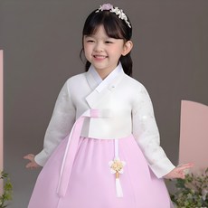 TheyeHanbok 女童用 869 YooHa粉紅韓服套裝
