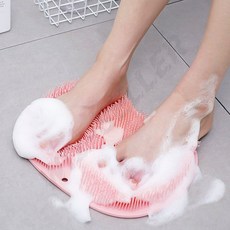 욕실 대형 실리콘 발바닥솔 풋브러쉬 발닦는 세척매트 각질제거기 발세척매트, 1개, 1개입