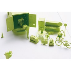 【寺田模型】建築紙模型81 搬家 搬家公司 手作DIY 交換禮物, 1個