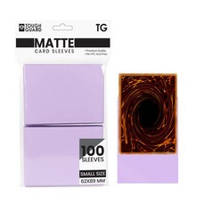 터프가드 TOUGH GUARD 유희왕 뱅가드 카드 TG프로텍터 62x89mm 1중 100매, 라일락, 1개