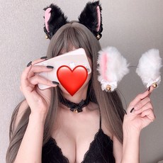 Ttolsseup頸圈組 貓鈴 貓咪Cosplay髮箍頸圈TikTok網紅物品 家庭派對 年終派對, 黑色