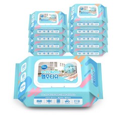 살균 세정 주방 행주 티슈 70매 2팩, 10개입, 1개