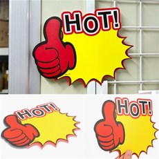 J&L NEW HOT 쇼카드 10P 상품진열카드