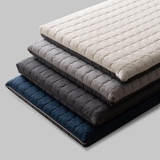 더릭스홈 3레이어 메모리폼 양면 토퍼 매트리스, 차콜, 15cm