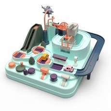 【Love Shop】托思奇汽車大冒險 兒童汽車闖關滑行軌道車玩具, 恐龍王國大冒險, 1個