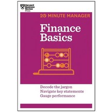 (영문도서) Finance Basics (HBR 20-Minute Manager Series) Paperback, Harvard Business Review Press