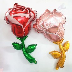 조은 핑크장미꽃송이은박풍선 파티데코레이션