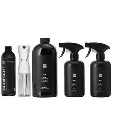 DUDA CLEAN 全方位驅蟲清潔組 (驅蟲噴霧補瓶+空噴瓶+地板清潔劑+浴廁水垢清潔劑+廚房油垢清潔劑+除霉凝膠), 1套, 500ml