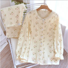 루블리 임산부 수유 잠옷 순면 (허리사이즈조절가능)